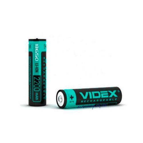 Акумулятори Videx Li-Ion 18650-P с защитой 2200mAh 3.7V