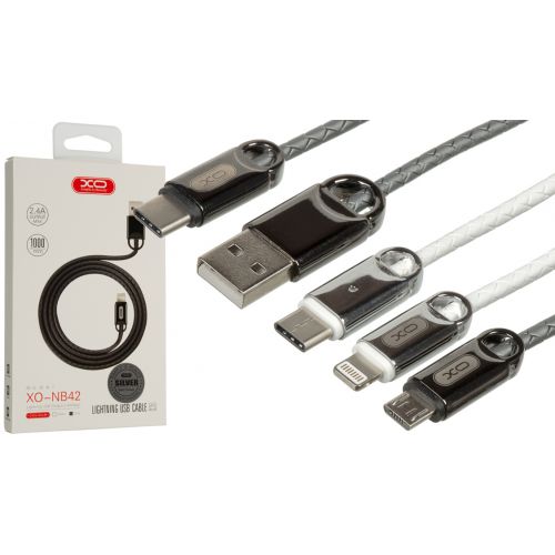 USB Кабель XO NB42 microUSB (1М) 