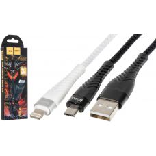 USB Кабель HOCO UD02 "Grandiose" microUSB (1М) 