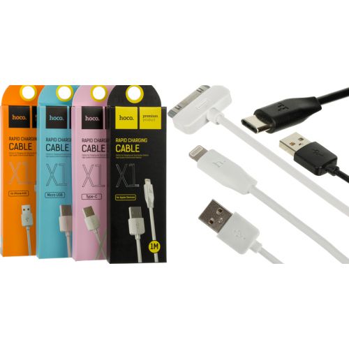 USB Кабель HOCO X1 "Rapid" lightning (1М) 
