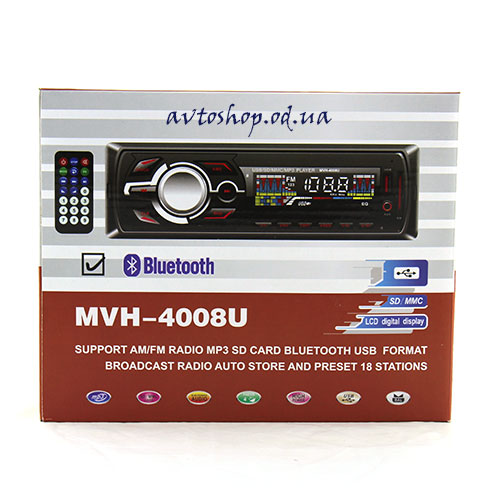 Автомагнитола MVH-4008U Bluetooth