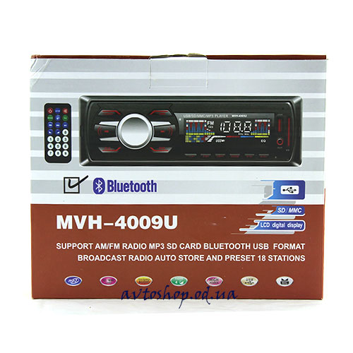 Автомагнитола MVH-4009U Bluetooth