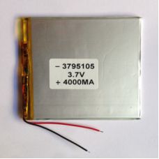 Литий-ионовый полимерный аккумулятор 3795105 3.7V 4000 mah