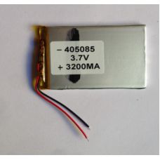 Літій-іоновий полімерний акумулятор 405085 3.7V 3200 mah