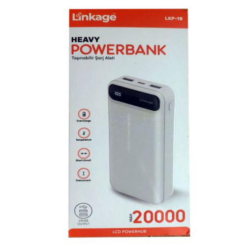 Внешний портативный аккумулятор power bank Linkage LKP-18 20000mAh