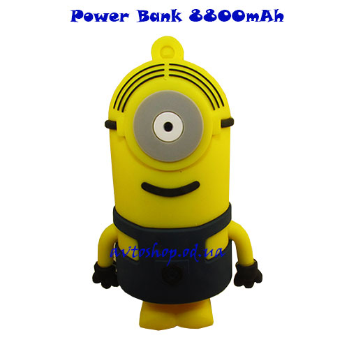 Зарядний пристрій Міньйон Power Bank 8800mAh