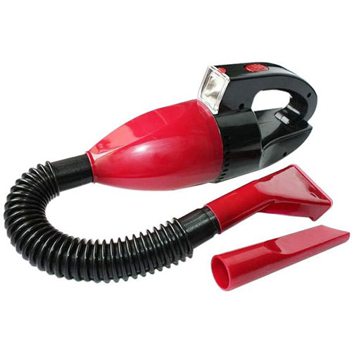 Вакуумный пылесос для автомобиля Vacuum Cleaner с фонарем