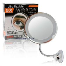 Гнучке зеркало на присосці з підсвічуванням із 5x збільшенням Ultra Flexible Mirror