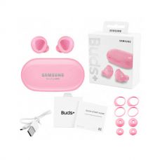 Беспроводная bluetooth гарнитура, наушники Samsung Galaxy Buds+ с кейсом, розовый