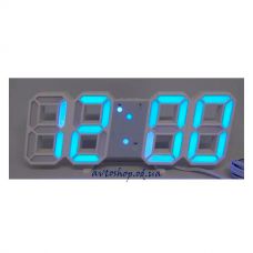 Настольные электронные часы LY 1089 с термометром синие