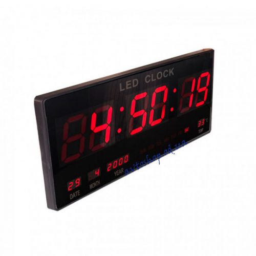 Настінний електронний годинник LED Digital Clock 4622
