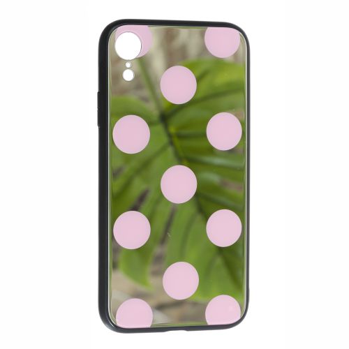 Накладка Glass Case Balls Apple iPhone Xr, Pink