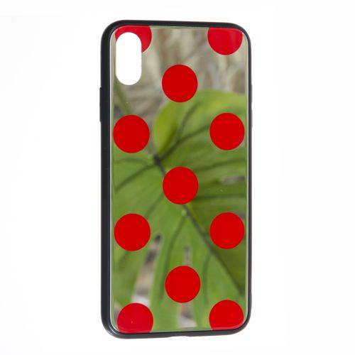 Накладка Glass Case Balls Apple iPhone Xs Max, Red