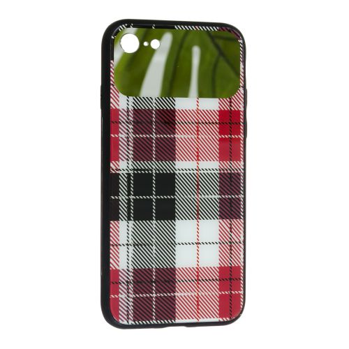 Накладка Glass Case Burberry Mirror Apple iPhone 7 / 8 / SE 2, Red