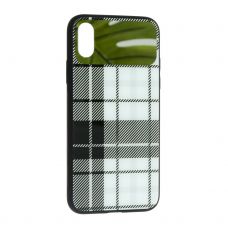 Накладка Glass Case Burberry Mirror Apple iPhone X / Xs, White