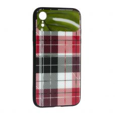 Накладка Glass Case Burberry Mirror Apple iPhone Xr, Red