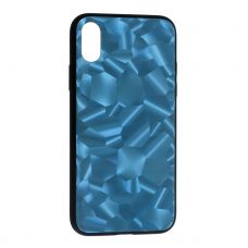 Накладка Glass Case Фольга Apple iPhone Xs Max, Blue