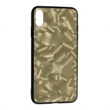 Накладка Glass Case Фольга Apple iPhone Xs Max, Gold