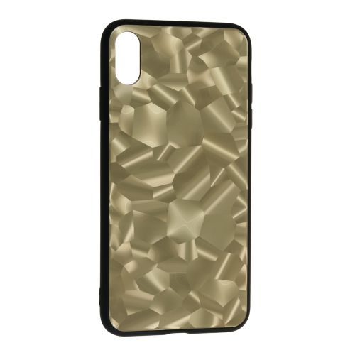 Накладка Glass Case Фольга Apple iPhone Xs Max, Gold