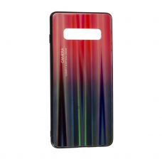 Накладка Glass Case Gradient Samsung S10 Plus, Red