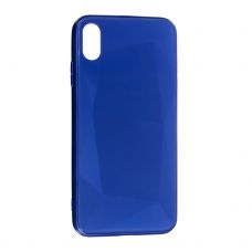 Накладка Glass Case Ромб Apple iPhone Xs Max, Blue