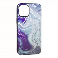 Накладка Marble Ultraviolet Apple iPhone 12 Pro Max, Green