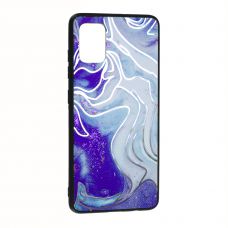 Накладка Marble Ultraviolet Samsung A51, Green