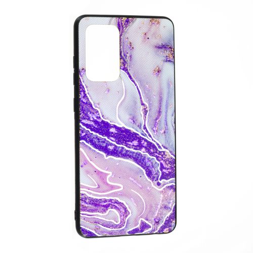 Накладка Marble Ultraviolet Samsung A72, Bronze