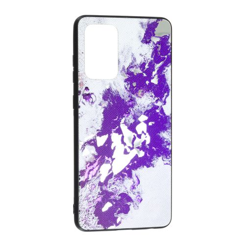 Накладка Marble Ultraviolet Samsung A72, Gray