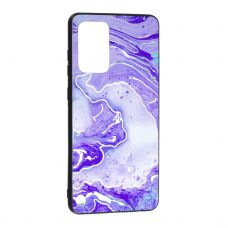 Накладка Marble Ultraviolet Samsung A72, Purple