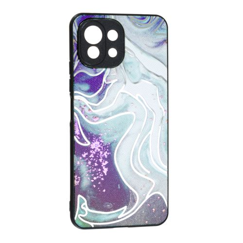 Накладка Marble Ultraviolet Xiaomi Mi 11 Lite / 11 Lite 5G NE, Green