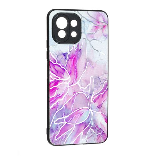 Накладка Marble Ultraviolet Xiaomi Mi 11 Lite / 11 Lite 5G NE, Pink