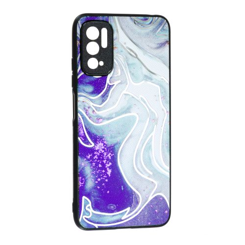 Накладка Marble Ultraviolet Xiaomi Poco M3 Pro / Note 10 5G, Green