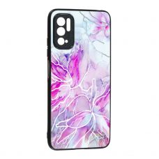 Накладка Marble Ultraviolet Xiaomi Poco M3 Pro / Note 10 5G, Pink