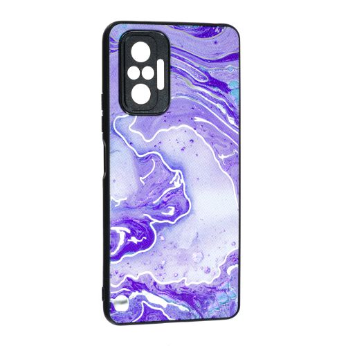 Накладка Marble Ultraviolet Xiaomi Redmi Note 10 Pro, Purple