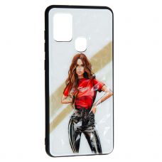 Накладка Prisma Ladies New Samsung A21s, Girl Red