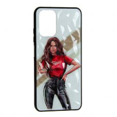 Накладка Prisma Ladies New Xiaomi Redmi Note 10 / Note 10s, Girl Red