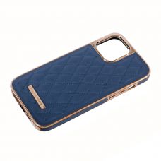 Накладка Puloka Leather Case Apple iPhone 12 Pro Max, Blue