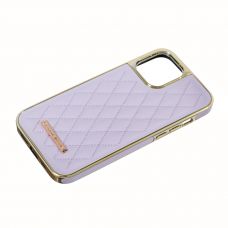 Накладка Puloka Leather Case Apple iPhone 12 Pro Max, Purple