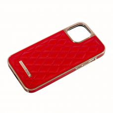 Накладка Puloka Leather Case Apple iPhone 12 Pro Max, Red