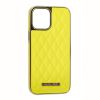 Накладка Puloka Leather Case Apple iPhone 12 Pro Max, Yellow