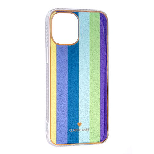 Накладка Rainbow Apple iPhone 12 Pro Max, Blue