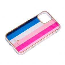 Накладка Rainbow Apple iPhone 13 mini, Rose