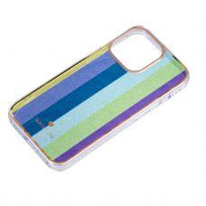 Накладка Rainbow Apple iPhone 13 Pro, Blue