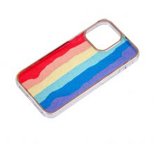 Накладка Rainbow Apple iPhone 13 Pro, Red