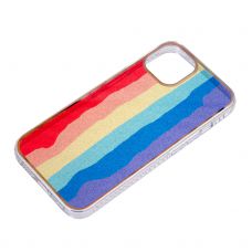 Накладка Rainbow Apple iPhone 13, Red