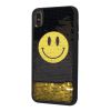 Накладка Sequins c пайетками Apple iPhone X / Xs, Smile