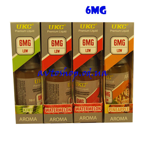 Рідина для електронних сигарет UKC Aroma 6mg нікотину