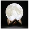 3D нічник-місяць від акумулятора на підставці із сенсорним перемиканням 13см Moon Light