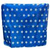 Электропростынь electric blanket 150*180 белая звезда на синем фоне